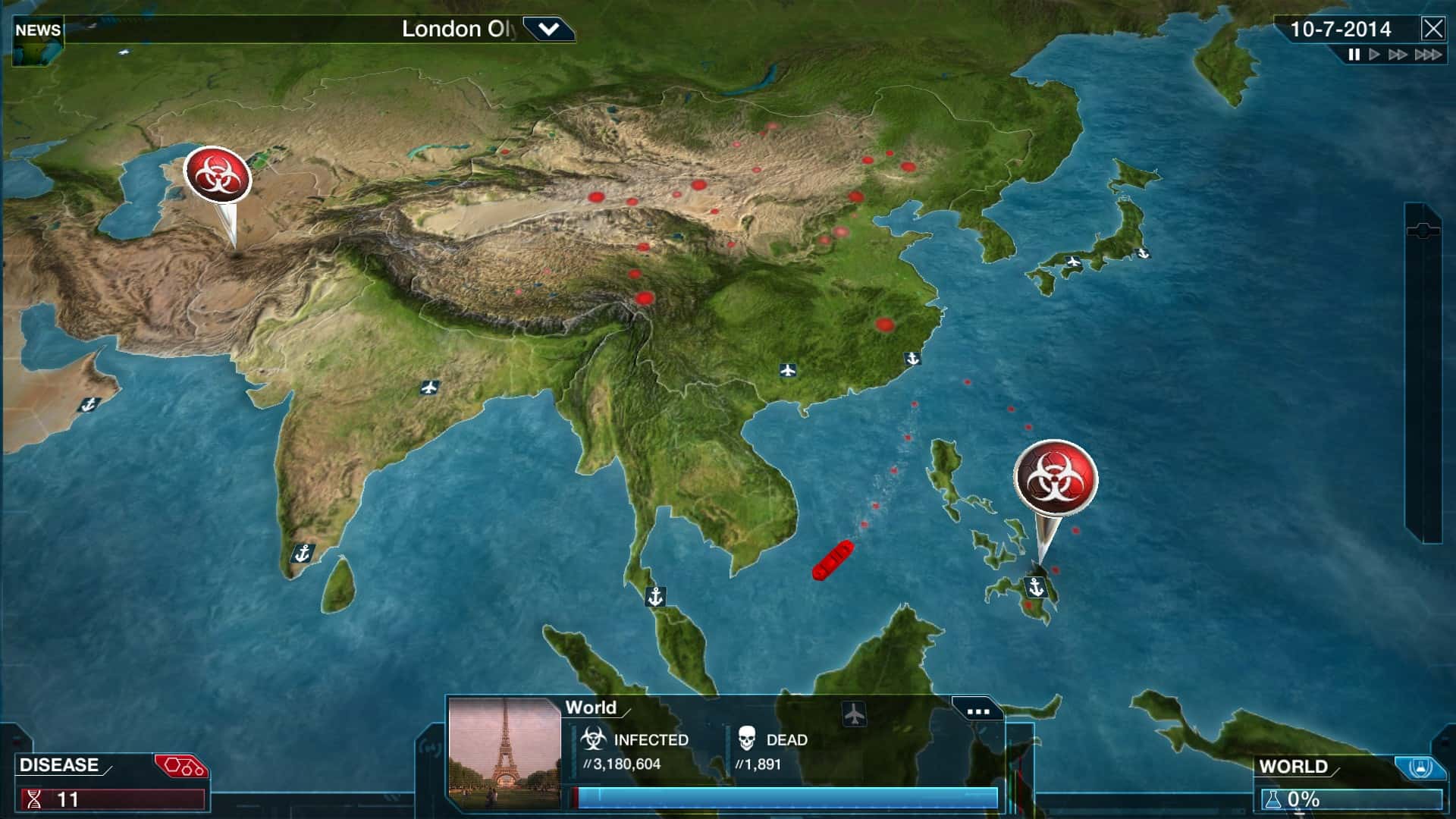 瘟疫公司:外星人与反疫苗 Plague Inc Evolved 全DLC游戏封面